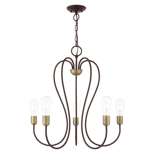 Mid. Chandeliers Candle by Livex Lighting ( 107 | 41365-07 Lucerne ) 