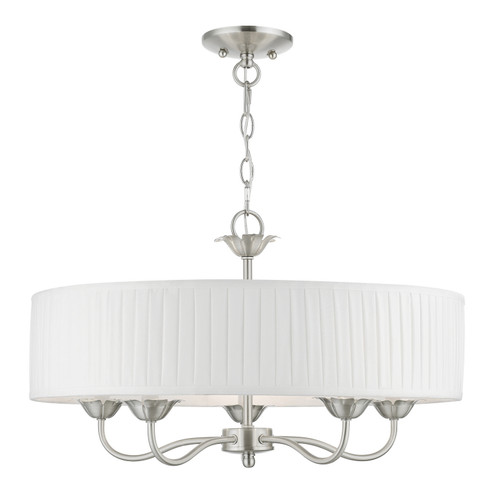Mid. Chandeliers Drum Shade by Livex Lighting ( 107 | 41775-91 Edinburgh ) 
