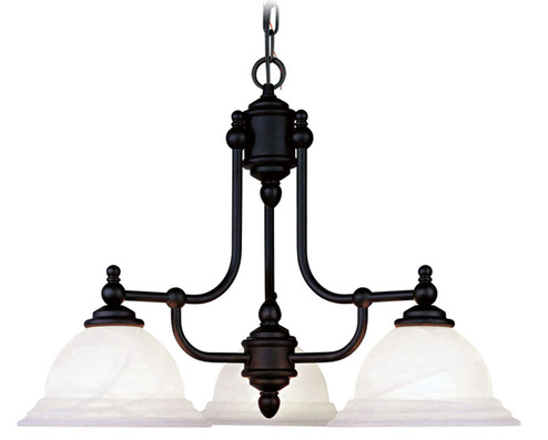 Mid. Chandeliers Glass Down by Livex Lighting ( 107 | 4253-04 North Port ) 