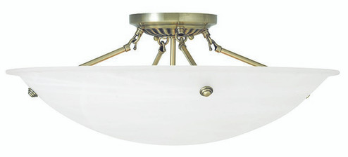Semi-Flush Mts. Bowl Style by Livex Lighting ( 107 | 4275-01 Oasis ) 