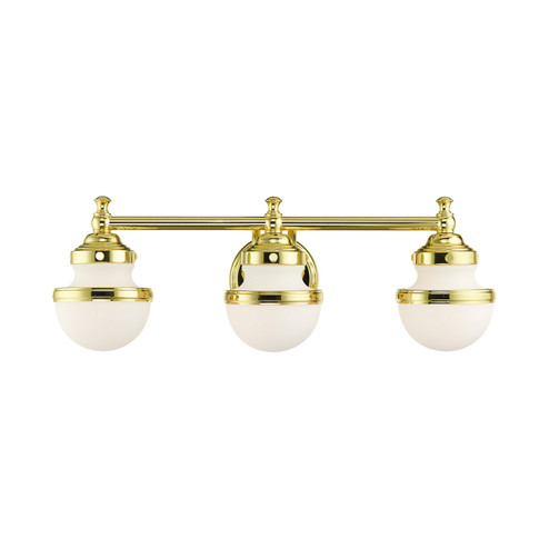 Bathroom Fixtures Three Lights by Livex Lighting ( 107 | 5713-02 Oldwick ) 