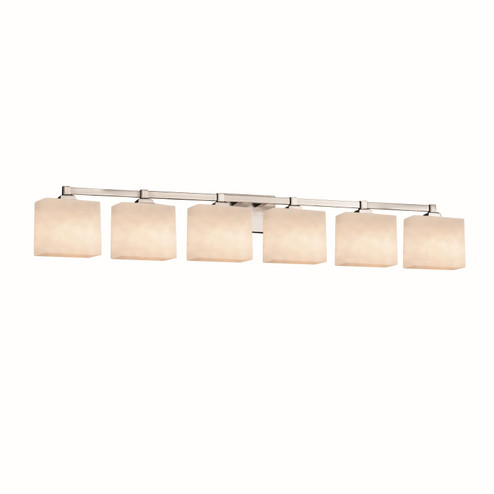 Bathroom Fixtures Five+Lights by Justice Designs ( 102 | CLD-8436-55-NCKL-LED6-4200 Clouds ) 
