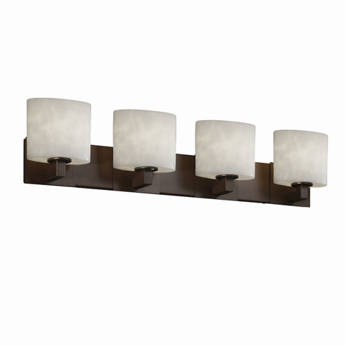 Bathroom Fixtures Four Lights by Justice Designs ( 102 | CLD-8924-30-DBRZ Clouds ) 