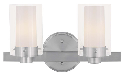 Bathroom Fixtures Two Lights by Livex Lighting ( 107 | 1542-91 Manhattan ) 