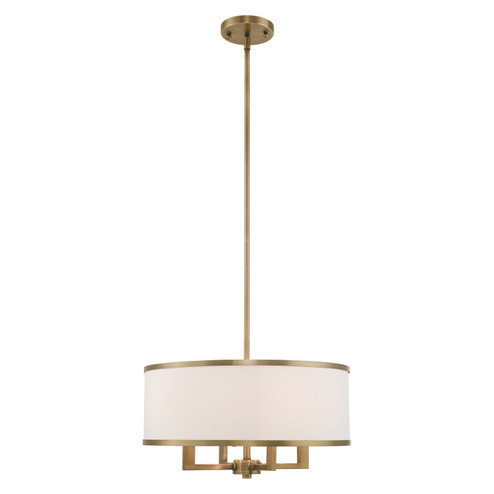 Mini Chandeliers Drum Shade by Livex Lighting ( 107 | 62615-01 Park Ridge ) 