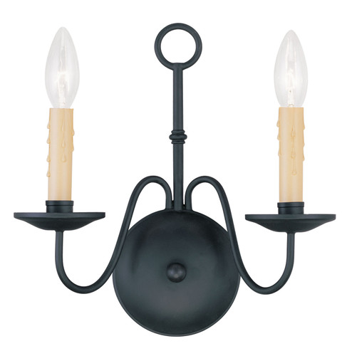 Sconces Double Candle by Livex Lighting ( 107 | 4492-04 Heritage ) 
