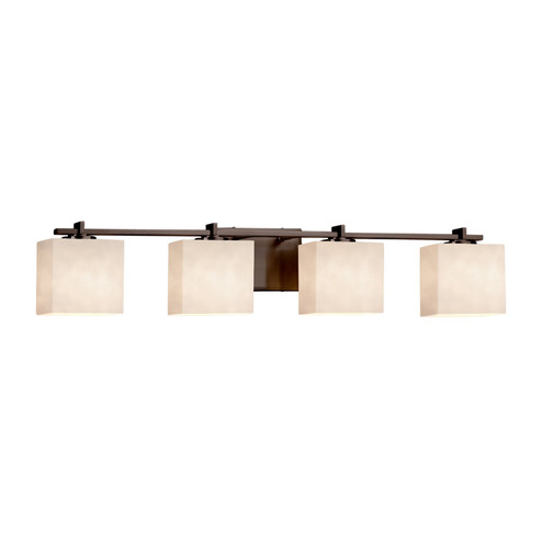 Bathroom Fixtures Four Lights by Justice Designs ( 102 | CLD-8444-55-DBRZ-LED4-2800 Clouds ) 