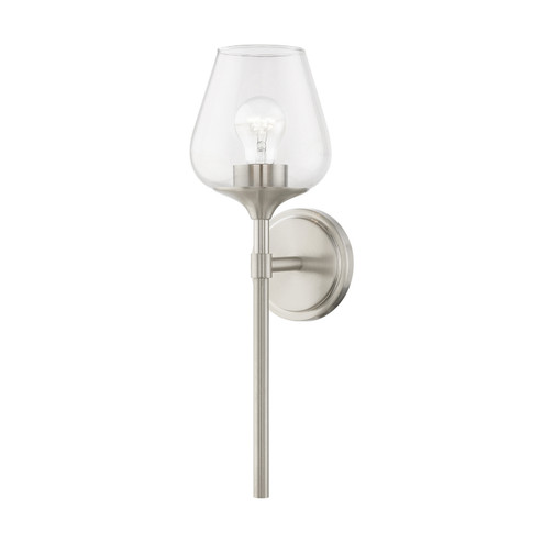 Sconces Single Glass by Livex Lighting ( 107 | 17471-91 Willow ) 