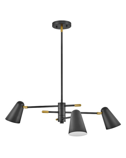 Mid. Chandeliers Metal Shade by Lark ( 531 | 83543BK Birdie ) 