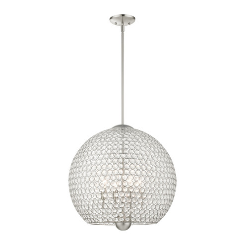 Pendants Glass Down by Livex Lighting ( 107 | 45724-91 Cassandra ) 