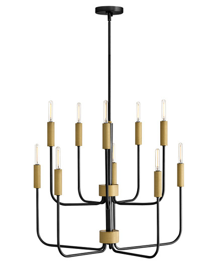 Mid. Chandeliers Candle by Lark ( 531 | 83636BK-LCB Austen ) 