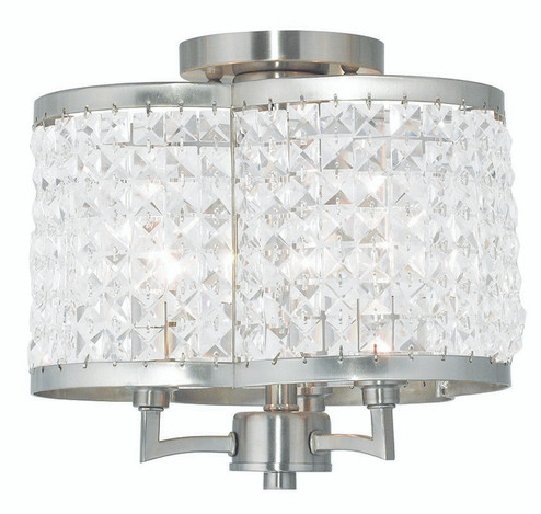 Semi-Flush Mts. Candle by Livex Lighting ( 107 | 50573-91 Grammercy ) 