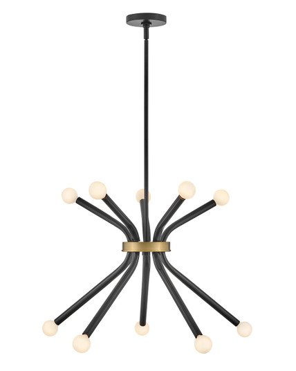 Mid. Chandeliers Starburst by Lark ( 531 | 83855BK Axton ) 