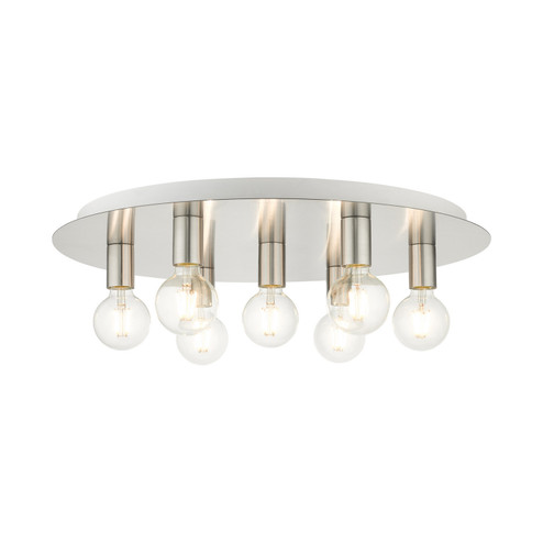 Flush Mounts Exposed Lamps by Livex Lighting ( 107 | 45876-91 Hillview ) 