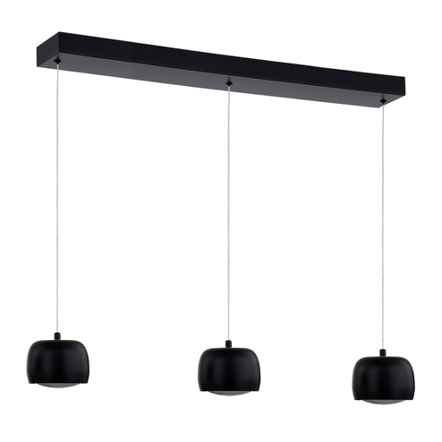 Linear/Island 3 Light Bar by Justice Designs ( 102 | NSH-8115-MBLK Frascati ) 