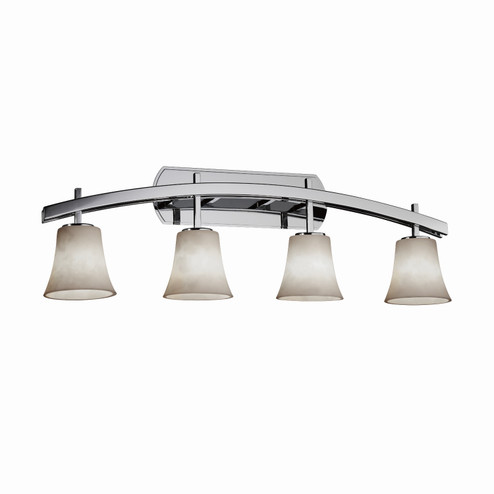 Bathroom Fixtures Four Lights by Justice Designs ( 102 | CLD-8594-20-CROM-LED4-2800 Clouds ) 