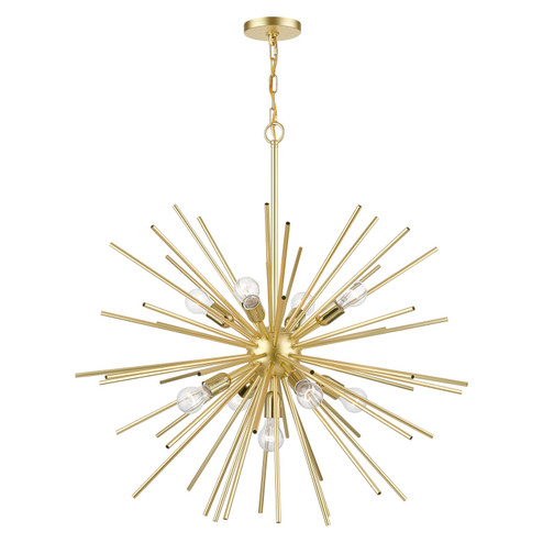 Mid. Chandeliers Starburst by Livex Lighting ( 107 | 46176-33 Tribeca ) 