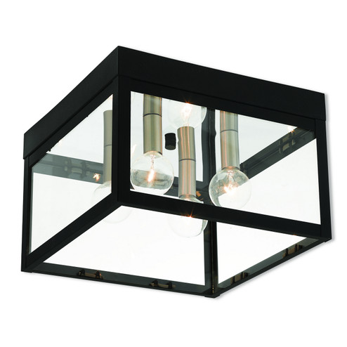 Exterior Ceiling Mount by Livex Lighting ( 107 | 20589-04 Nyack )  Exterior Ceiling Mount by Livex Lighting ( 107 | 20589-04 Nyack )