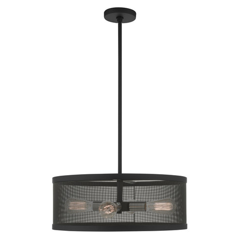 Pendants Drum Shade by Livex Lighting ( 107 | 46214-04 Industro ) 