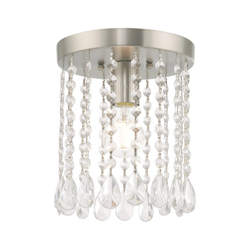Flush Mounts Glass Down by Livex Lighting ( 107 | 51066-91 Elizabeth ) 