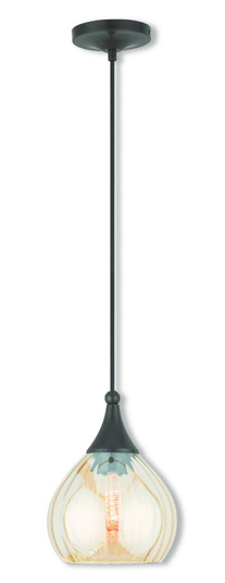 Mini Pendants Cable by Livex Lighting ( 107 | 40615-92 Hand Blown Art Glass Mini Pendants )  Mini Pendants Cable by Livex Lighting ( 107 | 40615-92 Hand Blown Art Glass Mini Pendants )