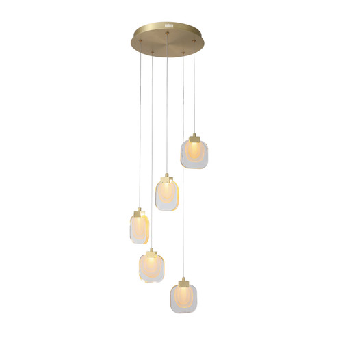 Pendants Multi-port/Cascade by Kanova & Co. ( 508 | KCH0120R-5NB Palazzo ) 