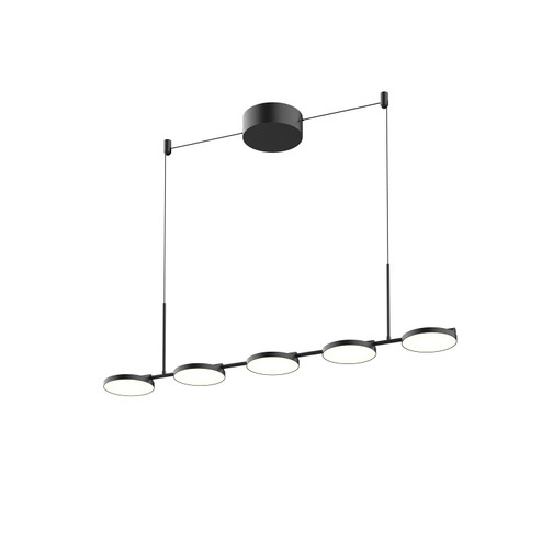 Linear/Island 4 Light + by Kuzco Lighting ( 347 | LP72237-BK Novel ) 