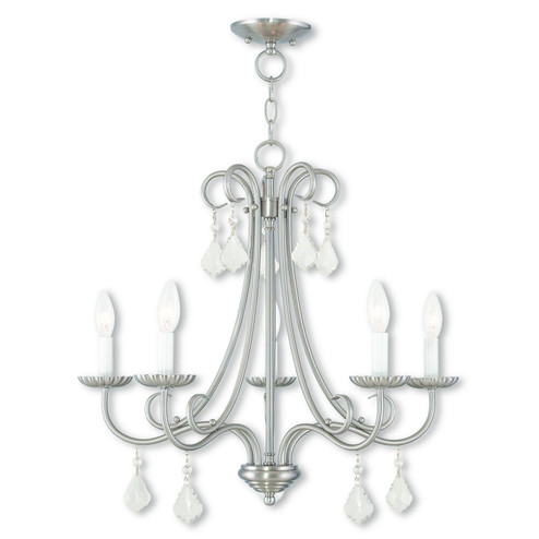 Mid. Chandeliers Candle by Livex Lighting ( 107 | 40875-91 Daphne ) 