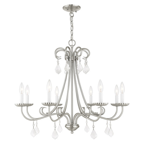 Mid. Chandeliers Candle by Livex Lighting ( 107 | 40878-91 Daphne ) 