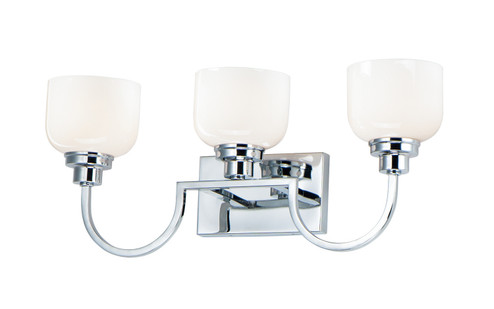 Bathroom Fixtures Three Lights by Maxim ( 16 | 26063WTPC Swale ) 