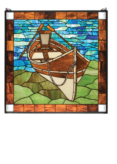 Home Accents Tiffany Windows/Wall Panels by Meyda Tiffany ( 57 | 21440 Beached Guideboat ) 