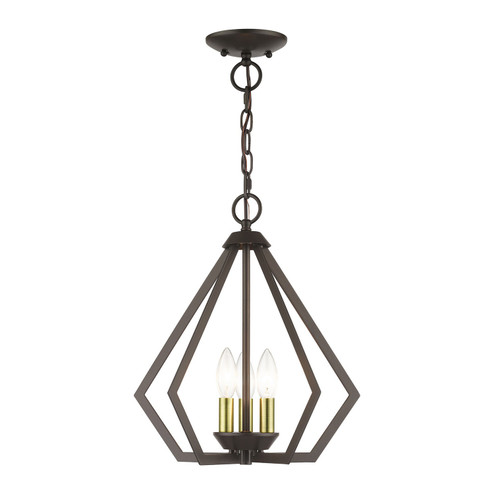 Mini Chandeliers Open Frame by Livex Lighting ( 107 | 40923-92 Prism ) 
