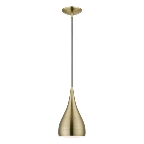 Mini Pendants Metal Shade by Livex Lighting ( 107 | 40981-01 Amador ) 
