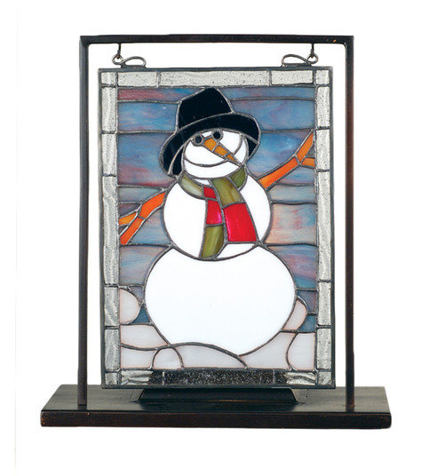 Home Accents Tiffany Windows/Wall Panels by Meyda Tiffany ( 57 | 68340 Snowman ) 