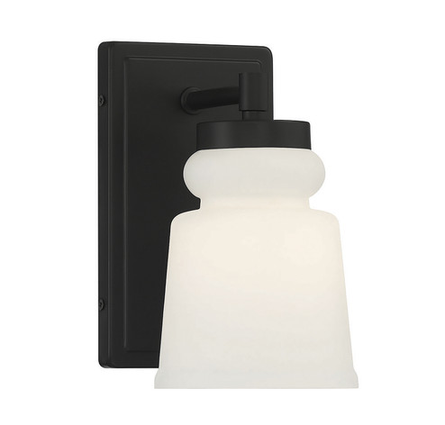 Sconces Single Glass by Meridian ( 446 | M90073MBK ) 