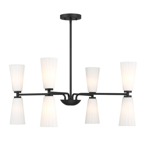 Mid. Chandeliers Glass Up by Meridian ( 446 | M100126MBK ) 