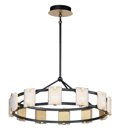 Mid. Chandeliers Glass Down by Maxim ( 16 | 39536CYBKGL Radiant ) 