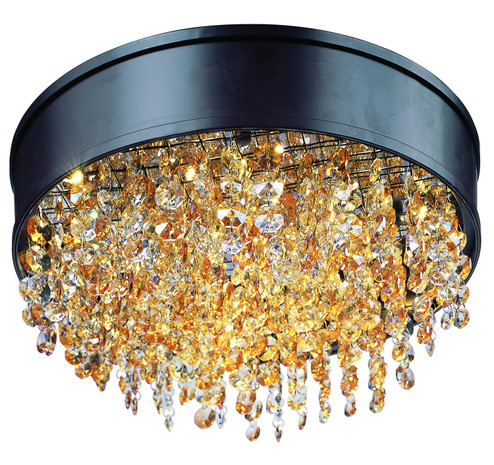 Flush Mounts Drum Shade by Maxim ( 16 | 39650SHBZ Mystic ) 