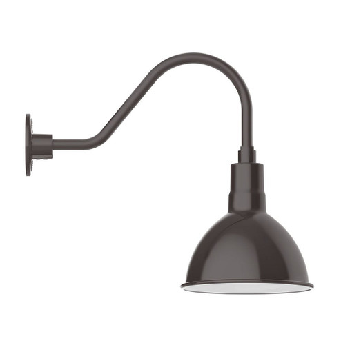 Exterior Wall Mount by Montclair Light Works ( 518 | GNA115-51-W10-L12 Deep Bowl ) 