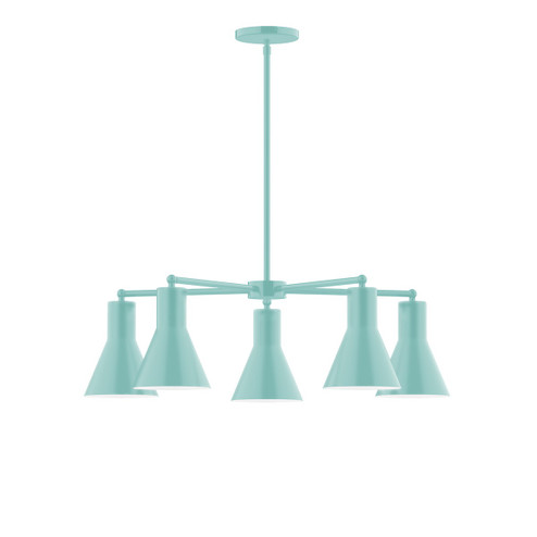Mid. Chandeliers Glass Down by Montclair Light Works ( 518 | CHC436-48 Flare ) 