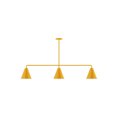 Linear/Island 3 Light Bar by Montclair Light Works ( 518 | MSN420-21 Jynx ) 
