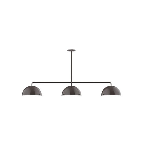 Linear/Island 3 Light Bar by Montclair Light Works ( 518 | MSN432-G15-51 Arcade ) 