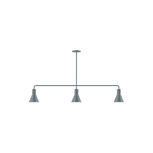 Linear/Island 3 Light Bar by Montclair Light Works ( 518 | MSN436-40 Axis ) 