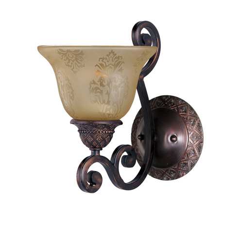 Sconces Single Glass by Maxim ( 16 | 11246SAOI Symphony ) 