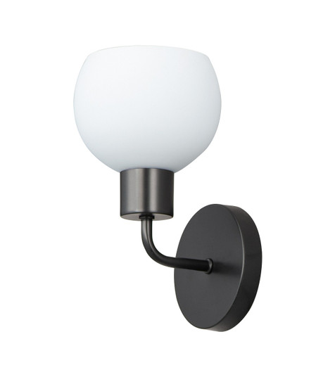 Sconces Single Glass by Maxim ( 16 | 11271SWBK Coraline ) 
