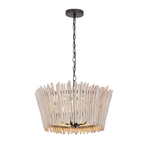 Pendants Drum Shade by Maxim ( 16 | 22424WWTBZ Baywood ) 