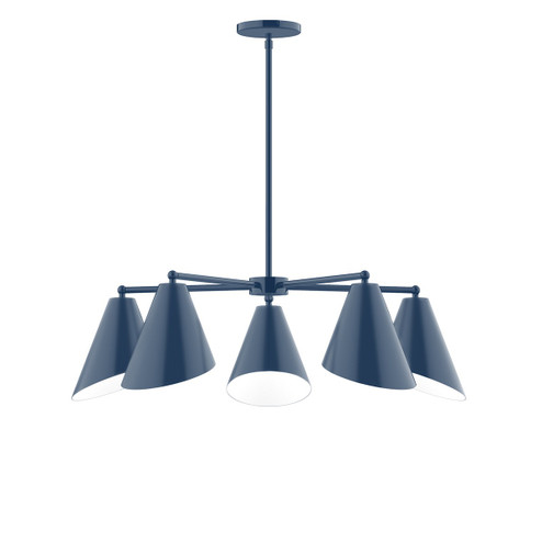 Mid. Chandeliers Metal Shade by Montclair Light Works ( 518 | CHC415-50 Jasmine ) 
