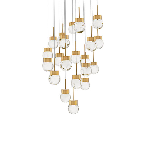 Mid. Chandeliers Multi-Port/Cascade by Modern Forms ( 281 | PD-82021R-AB Double Bubble ) 