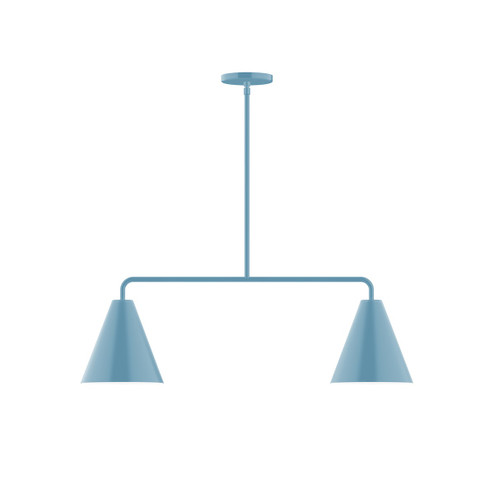 Linear/Island 2 Light Bar by Montclair Light Works ( 518 | MSG420-54 Jynx ) 