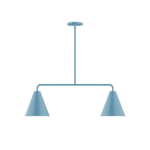 Linear/Island 2 Light Bar by Montclair Light Works ( 518 | MSG420-54-L10 Jynx ) 
